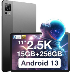 DOOGEE T30 Pro Android 13 spēļu planšetdators, 11 collu 2,5K planšetdators / 15 GB + 256 GB (2 TB TF), Helio G99/Cota-Core 2,0 GHz/8580 mAh (33 W)/20 MP/Dual SIM 4G LTE + 5G WiFi Iegādājieties T30PRO tastatūru bez maksas