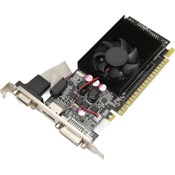 GT210 Grafiskā karte 512M DDR3 64BIT Grafiskā karte Lēta datorgrafikas karte DIY datoram, 2K HD HDMI video uzņemšanas karte (GT210 512M DDR3)