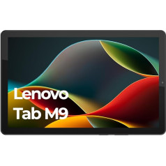 Lenovo Tab M9 - planšetdatora skārienjūtīgais ekrāns 9 collas HD (MediaTek Helio G80, 8 kodi, 4GB RAM, 64GB eMMC, Android 12, WiFi + Bluetooth) - caurspīdīgs aizsargvāciņš - pelēks