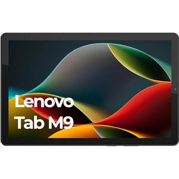 Lenovo Tab M9 - planšetdatora skārienjūtīgais ekrāns 9 collas HD (MediaTek Helio G80, 8 kodi, 4GB RAM, 64GB eMMC, Android 12, WiFi + Bluetooth) - caurspīdīgs aizsargvāciņš - pelēks