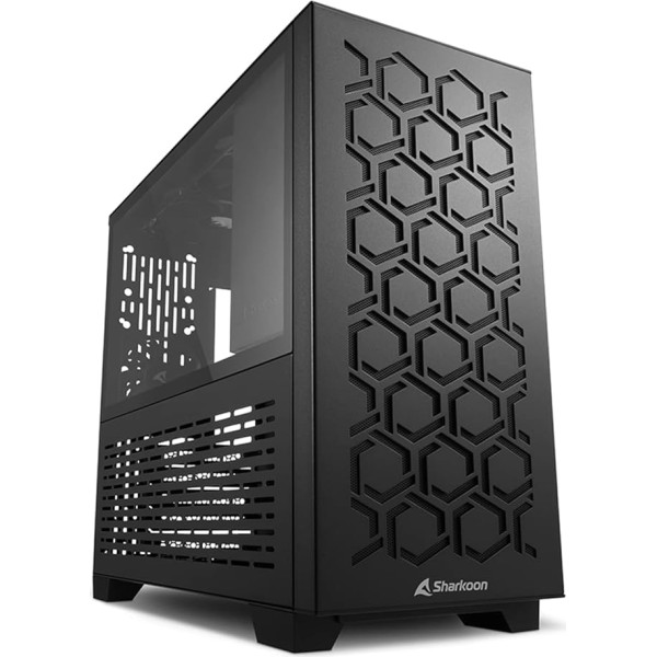 Sharkoon MS-Y1000 Black, Micro-ATX PC korpuss