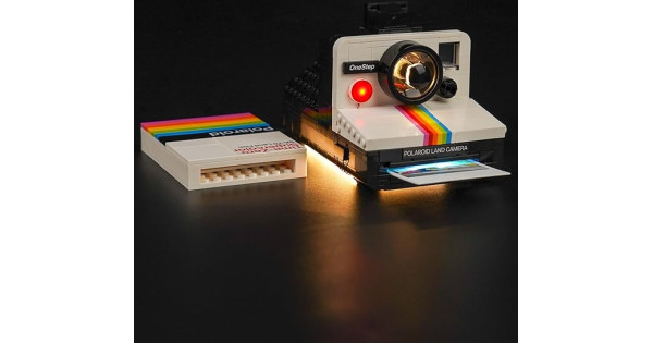 Gaismas komplekts Lego Polaroid OneStep SX-70 momentkamerai, tikai gaismu komplekts - ne modelis, Gaismas apgaismojuma komplekts Lego 21345 Polaroid OneStep SX-70 kamerai