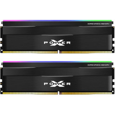 Silicon Power SP032GXLWU60AFDF DDR5 32GB (2x16GB) Zenith RGB 6000MHz (PC5-48000) 288-pin CL30 1.35V UDIMM galda operatīvā atmiņa Black