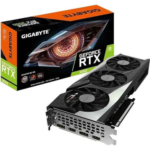 Gigabyte Grafiskā karte RTX 3050 Gaming OC 8G