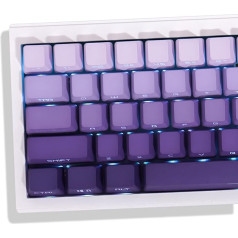 PBT Double Shot Keycaps 105 taustiņi OEM Profile Gradient Purple Backlit Keycap for RK61/GK61/Anne Pro2 Cherry Mx Switches 60% Mechanical Keyboard