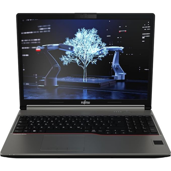 Fujitsu mobilā darbstacija CELSIUS H7613|40,6 cm (16 collu) WQXGA (2K) 16:10|Intel Core i7-13850HX|NVIDIA RTX 2000 Ada 8GB|32GB DDR5 RAM|1TB SSD|LTE Ready|Secure Bio Fingerprint|Windows 11 Pro