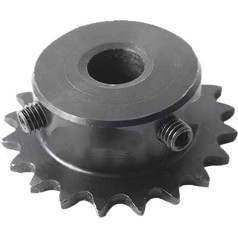 LYMFE Rūpnieciskā Stirnradgetriebe 1 Stück 12-20 Zähne 04C / 25H Kettengetriebe 45# Stahl Industriekettenrad Motorkettenantriebskettenrad (Izmērs : Bore 6mm, Krāsa : 14 zobi)