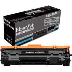 NoahArk suderinama su 142A W1420A (su nauja mikroschema) 142X W1420X tonerio kasetėmis, skirtomis Laserjet M110 M110w MFP M139 M139w M140 M140w spausdintuvui (1 juoda)