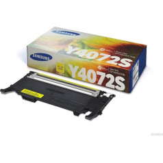 Samsung CLT-Y4072S Tonerkartusche 1000páginas gelb Tonerkassette - für Laserdrucker (Patrone, gelb, Laser, Samsung CLP-320, CLP-325, CLX-3185, Schwarz, Gelb)