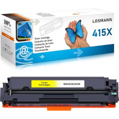 LOSMANN 415X toneris suderinamas su HP 415X 415A W2032X W2032A tonerio kasete, skirta HP Color Laserjet Pro MFP M479fdw M479fdw M479fnw M479fdn M479dw M454dn M454dw M479 M454dw M479 M454 M480f (geltonas )