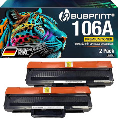 Bubprint W1106A 2 tonera kasetnes, kas ir saderīgas ar HP 106A toneri HP lāzera MFP 135wg tonerim 135a 135ag 135w lāzera 107w 107a 107r 107 130 137fwg 137fnw 135r 138fnw 138fw 138p 138p 138pn 138pn 138pnw