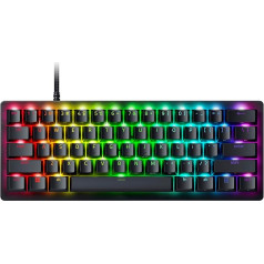 Razer Huntsman V3 Pro Mini - 60% analogā optiskā tastatūra (analogie optiskie slēdži 2. paaudzes, ātra regulēšana, daudzfunkcionāls digitālais ciparvadības ciparnīca un īpašas vadības pogas)