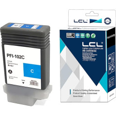 LCL saderīgs PFI102 PFI-102 PFI-102 PFI102C PFI-102C 0896B001 130 ml pigmenta (ciāns) aizvietotājs priekš Canon IPF500 IPF510 IPF510 IPF510plus IPF600 IPF605 IPF605plus IPF610 IPF6F6F6 10plus IPF10650 IPF700 IPF710