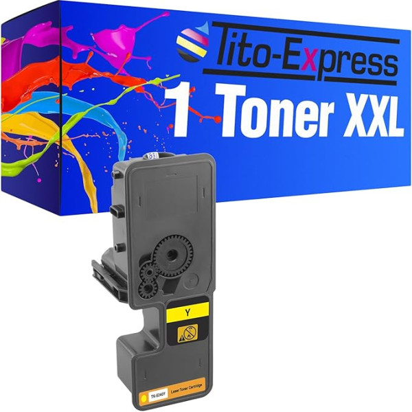 Tito-Express Platinum Series 1 toneris XXL Yellow priekš Kyocera TK-5240 ECOSYS M5526CDW P5026CDW P5026CDN M5526CDN M 5526CDW 5526CDN P 5026CDW 5026CDN M5526 P5026 CDW P5026 CDW P5026 CDW P5026 CDW P5026 CDW M5526 6