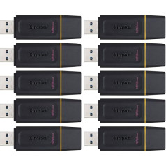 Kingston DataTraveler Exodia zibatmiņas disks DTX128GB 128GB (10 eksemplāru iepakojumā)