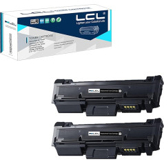 LCL Kompatibel Tonerkartusche SU828A SU832A MLT-D116L MLT-D116L/ELS D116L 116L MLT-D116X (2 Schwarz) Ersatz für Samsung SL-M2676N SL-M2676FH SL-M2876HN SL-M2626 SL-M2626D SL-M2826ND M2825ND M2675FN