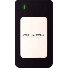 Glyph Atom RAID USB 3.1 ārējais cietvielu disks - melns (1TB, sudraba krāsā)