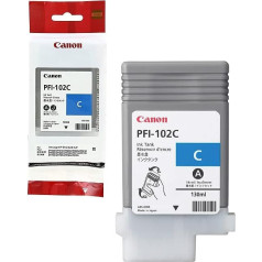 Oriģinālā tinte Canon PFI-102C 0896B001 - 1 tintes kasetne - zilganā krāsā - 130 ml