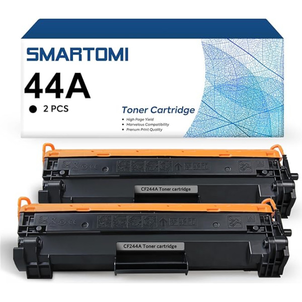 SMARTOMI CF244A toneris saderīgs ar HP 44A toneri CF244A HP Laserjet Pro MFP M28w toneris HP Laserjet Pro M15w tonerim M15a MFP M28a (melns, 2 gab.)