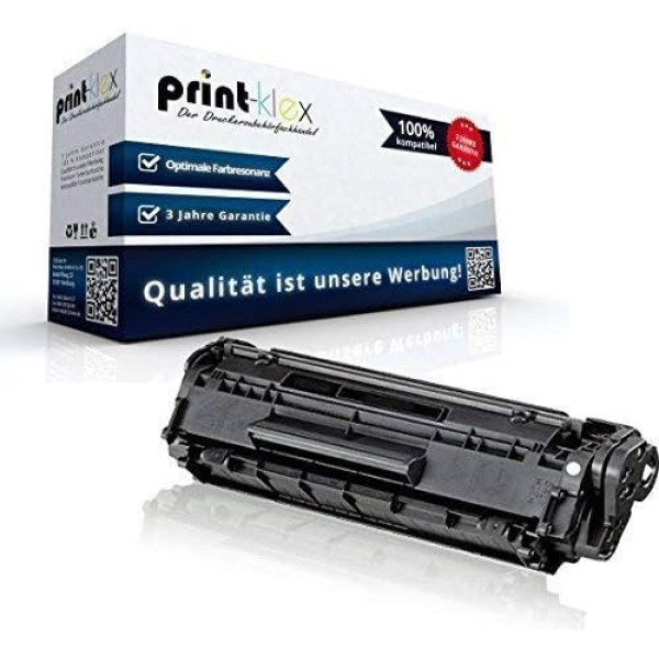 Print-Klex Toneris saderīgs ar Canon I-Sensys MF4010 MF4120 MF4140 MF4150 MF4270 MF4320 MF4320D MF4330 MF4330D MF4340 MF4340D FX10 Black