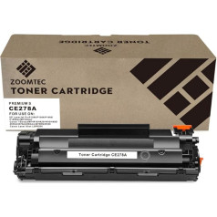 ZOOMTEC CE278A 78A melnā tonera kasetne priekš HP Laserjet M1500 M1536DNF M1537DNF M1538DNF M1538DNF M1539DNF P1566 P1600 P1606DN P1607DN P1608DN P1608DN P1608DN P1608DN P1608DN