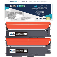 LCL saderīga tonera kasetne CLT-P404C CLT-K404S CLT-404S K404S 404S (2 melnas krāsas), kas paredzēta priekš Samsung SL-C430 SL-C430W SL-C480 SL-C480W SL-C480FN SL-C480FW SL-C480FW