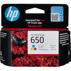 HP CZ102AE#302 650 Tintenpatrone Standardkapazität 200 Seiten Multi tag, dreifarbig, color