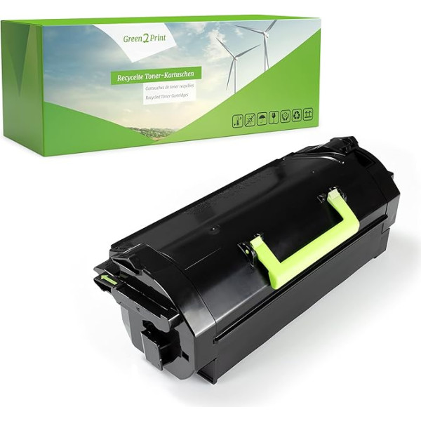 Green2Print Toneris schwarz 35000 Seiten ersetzt Lexmark 24B6015 passend für Lexmark XM5163, XM5170, M5155, M5163, M5170