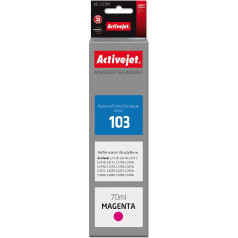 Effiki Activejet ae-103m tinte (rezerves tinte epson 103 c13t00s34a; augstākās kvalitātes; 70 ml; violeta)