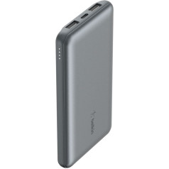 Powerbank 10000 mah 15w, pelēks