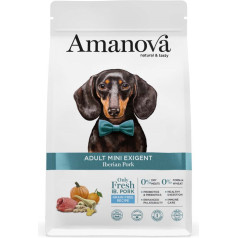 Amanova adult mini exigent iberian pork 2kg