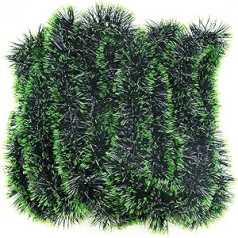 10 m Christmas Tinsel Garland for Indoor Outdoor Christmas Items Shiny Christmas Decoration Reusable Tinsel Garland for Christmas Tree Creative Ornament (GR-3)