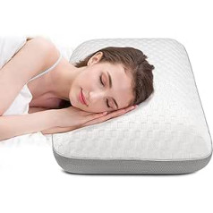 Fityou Memory Foam spilvens, kakla atbalsta spilvens, ergonomisks miega spilvens, vēss spilvens, divpusējs dizains, mazgājama spilvendrāna (70 x 40 x 13 cm)