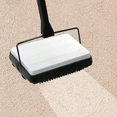 UTIZ Manual Floor & Carpet Sweeper, Lightweight Multi Surface Cleaner with High Absorption Both Forward and Backward