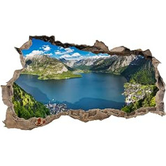 3D sieninis lipdukas Sieninis lipdukas Proveržis miestai peizažas Nuotykių lipdukas H 60 x W 100 Miegamojo svetainė (WL47 Austrija)