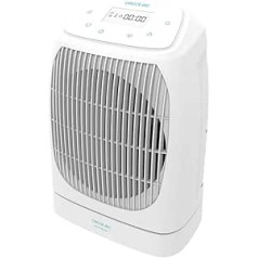 Cecotec ReadyWarm 9870 Smart Rotate ventilatora sildītājs, 2000 W, LCD ekrāns, taimeris, svārstības, termostats, 2 jaudas līmeņi un 3 darbības režīmi, vieglums un stabilitāte, balts, 15 m²