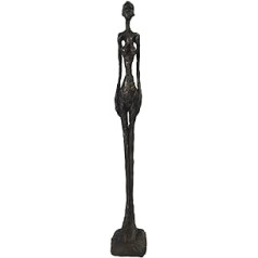 Siunwdiy Giacometti bronzas skulptūra, Giaconmtti imigrācijas statujas apdare, ornaments bronzas figūra, abstrakti dekoru piederumi, melns