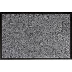 Andiamo durų kilimėlis, purvo gaudyklės kilimėlis, plaunamas, neslystantis, skirtas naudoti viduje ir lauke, pilkas, 60 x 90 cm