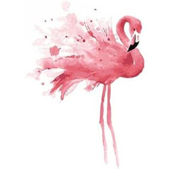 WOWDECOR Art Supplies Flamingo Animals DIY Paint by Numbers 40x50cm Paint Brush Canvas (No Frame)