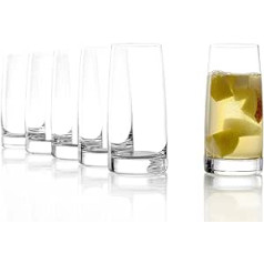 Stölzle 351 00 22, Tumbler, Longdrink Glass, Ūdens glāze 480 ml, Ražots Vācijā, Komplektā 6