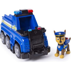 Paw Patrol - Ultimate Rescue bāzes transportlīdzeklis ar figūriņu, Chase, daudzkrāsains