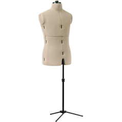 Dritz 20010 Mr. Tailor Adjustable Dress Shape, kokvilna, melns, vīriešu dzimuma