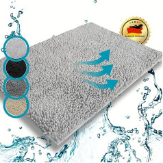 Sanders Luxury Mat, Dirt Trapper Mat, mazgājams, neslīdošs durvju paklājs iekštelpām, ieejas paklājs, vannas paklājs, absorbējošs durvju paklājs, tīrs paklājs 60 x 90 cm (24 x 36 collas), ideāli piemērots mājdzīvniekiem, kempingiem