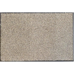 oKu-Tex Doormat | Dirt Trapper Mat | Eco Dry | Beige | Cotton | Recycled Rubber | for Indoor | Entrance Area / Front Door / Hallway | Non-Slip | 40 x 60 cm