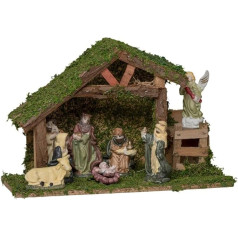 FEERIC CHRISTMAS silītes ar 8 porcelāna figūriņām H 20 cm