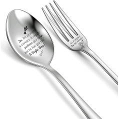 Tēvocis zupas karote komplekts dakšas karotes Nerūsējošā tērauda dāvana Dzimšanas diena Labākais tēvocis Pasaules ledus dakša gravējums Garā karote Treasure Spoon Ziemassvētku dāvana