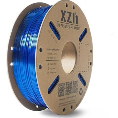 XZN PLA filaments 1,75 mm zīda PLA 3D printera filaments, izmēru precizitāte +/- 0,03 mm, zīda PLA 1 kg spole, zīdaini zils, zīdaini karaliski zils