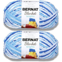 Bernat Blanket Brights Waterslide Varg dzija - 2 iepakojumi pa 300g - Poliesters - 6 Super Bulky - 220 metri - Adīšana / tamborēšana