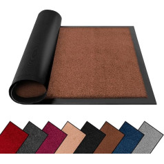 FB FunkyBuys Dirt Trapper Mat - gumijas paklājiņi, mazgājami, viegli, virtuves paklājiņi, kas paredzēti lieliem darbiem | Grīdas paklājiņi (60cm x 90cm, brūns)