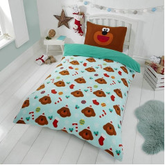 Coco Moon Hey Duggee Christmas Kids Fluffy Fleece sega Cover Set Single un spilvenu pārvalks bērnu mazbērnu guļamistabai